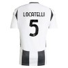 Maglia ufficiale Juventus Locatelli 5 Casa 2024-25 per Bambino